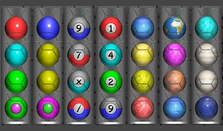 Sorting Colored Balls - Play free online Puzzle game