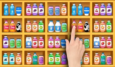 Goods Sort: Matching Items by Shelves - Play free online Puzzle game