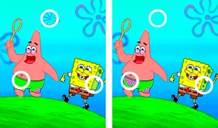 Sponge Bob: Spot the differences! - Play free online Puzzle game