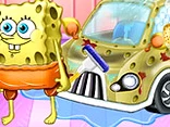 Spongebob Car Cleaning - Play free online game