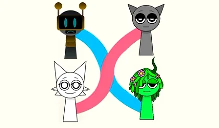 Sprunki Connect Incredibox - Play free online Puzzle game