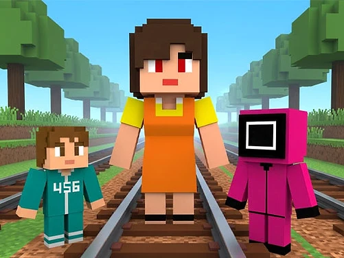 Squid Game: Craft Runner - Play free online game