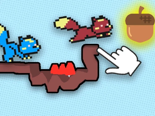 Squirrels Draw your level! - Play free online Arcade game