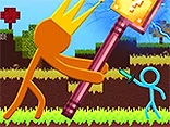 Stick King: Epic Battle - Play free online Minecraft game