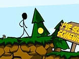 Stick Man Death Escape: The Tirst Step - Play free online Stickman game