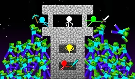 Stick vs Zombies: Stick Epic Fight - Play free online PvE game