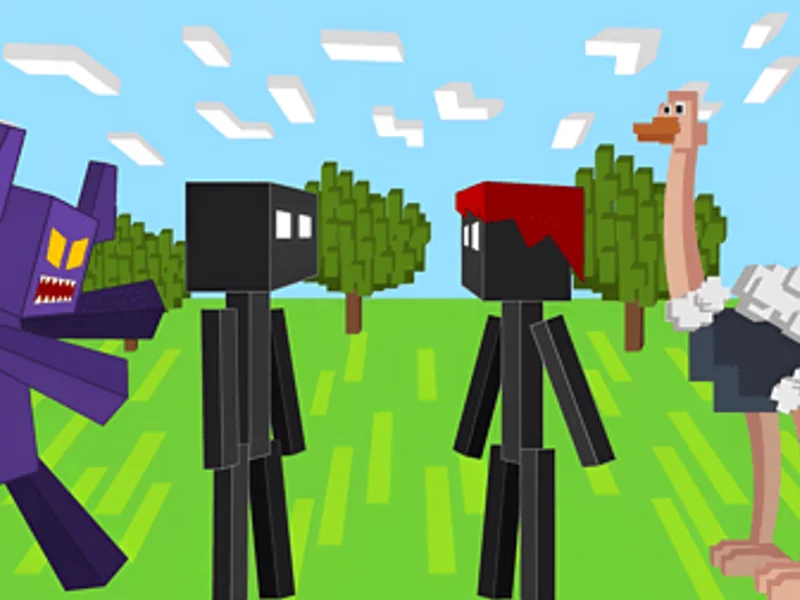 Stickman in the world of crafting - Play free online game