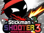Stickman Shooter 3 Among Monsters - Play free online Stickman game