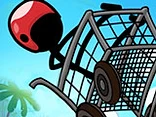 Stickman: Shopping Cart Hero HD - Play free online Stickman game