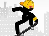 Stickman Skate: 360 Epic City - Play free online Stickman game