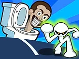 Stickman vs. Skibidi Toilet - Play free online Stickman game