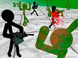 Stickman Zombie 3D - Play free online Stickman game