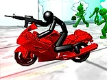 Stickman Zombie: Motorcycle - Play free online Stickman game