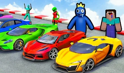 Superhero car stunts - Play free online Arcade game