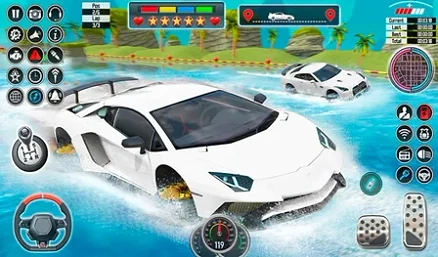 Surfing by car 3D - Play free online game