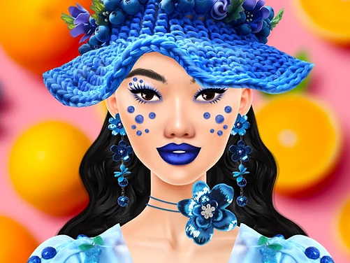 Sweet And Fruity Makeup - Play free online Fashion game