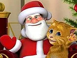 Talking Santa and Ginger - Play free online game