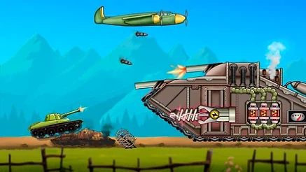 Tank Fury: Boss Battle 2D - Play free online Skill game