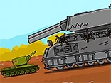 Tanks 2D: Battle with Ratte - Play free online game