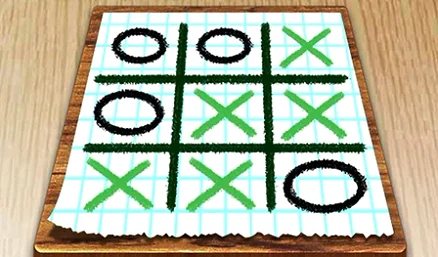 Tic Tac Toe: Paper Note - Play free online Puzzle game