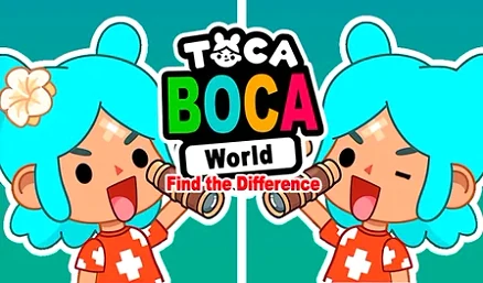 Toca Boca World Find the Difference - Play free online game
