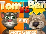 Tom vs Ben - Play free online Talking Tom Cat game
