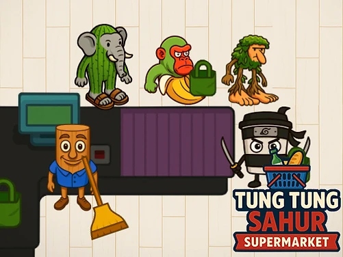 Tung Tung Sahur Supermarket - Play free online Arcade game