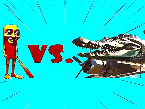 Tung Tung Tung Sahur VS Bombardino Crocodilo - Play free online Action game