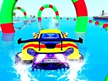 Water Surfer Car Floating Race - Play free online game