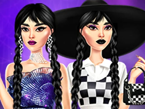 Wednesday Dark Academia - Play free online Fashion game