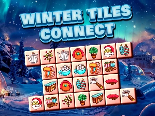 Winter Tile Connect - Play free online Puzzle game