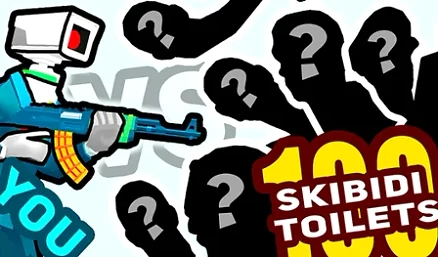 You vs 100 Skibidi Toilets - Play free online game