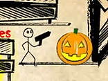 Zombie Baloon Heads: Halloween - Play free online Stickman game